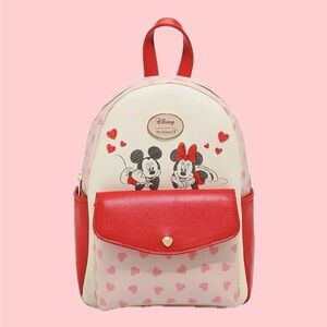Her Universe Mickey & Minnie Mouse Hearts Mini Backpack